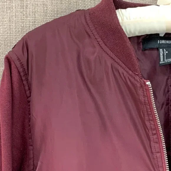 SOLD CLEARANCE FOREVER 21 Bomber Jacket - Picture 4 of 14